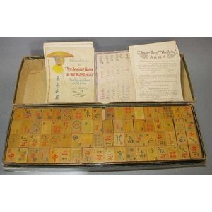 Chinese Mahjong Set Including Counters, 1920s for sale at Pamono