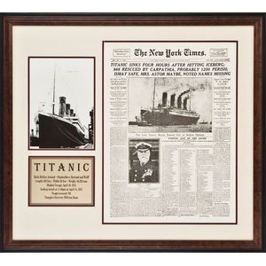 Millvina Dean Titanic Signature and Memorabilia Display - Autographs ...