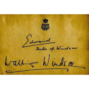 Edward & Wallis, Duke & Duchess of Windsor (King Edward VIII,…