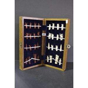 Ivory chess set and board