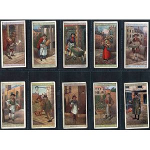 players cigarette cards cries of london Gallaher Cigarettes trading cards