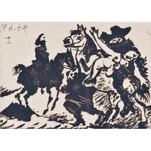 Pablo Picasso (1881-1973): Etching 'La Celestine' c1968. Nicely…