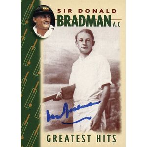 Don Bradman: 1997 Sanitarium (Weet-Bix) 'Sir Donald Bradman AC…