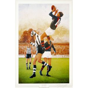 John Coleman (Essendon), print 'A.F.L. Legend - John Coleman'…