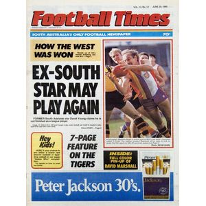 SANFL: 'Football Times' newspapers, complete runs for 1985 (29),…