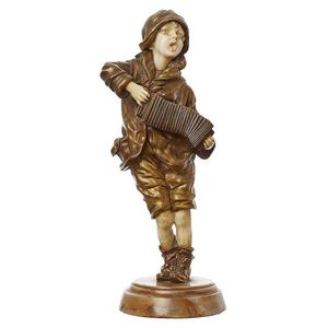 A Demetre H. Chiparus (1886-1947) gilt-bronze and ivory figure,…