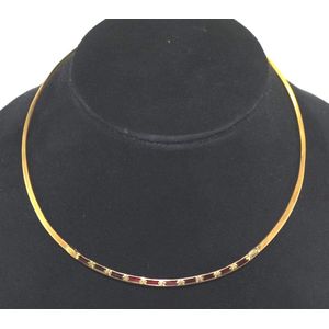 Gold only choker necklaces - price 