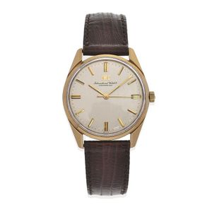 IWC Schaffhausen 18ct Gold Manual Wind Wristwatch - Watches - Wrist ...