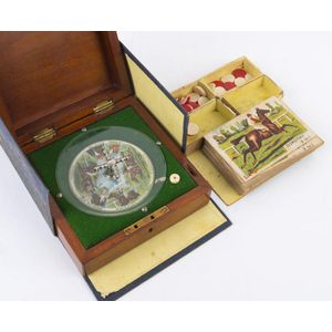C.1900 Sandown horse racing 'Spinner' game by F.H. Ayres Ltd…