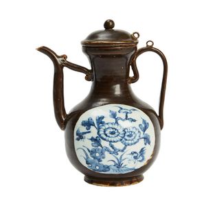 Chinese 18th Century Export Lidded Pitcher, Pot or Cider Jug Hand - Ruby  Lane