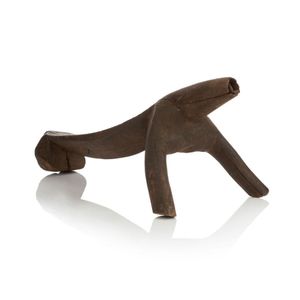 Nias Island stool, anthropomorphic three legged stool with a…
