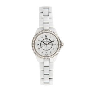 Chanel J12 White Dial Ceramic Automatic Unisex Watch H2981 3599594024846 -  Watches, J12 - Jomashop