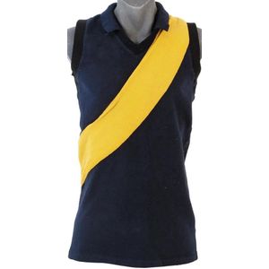 Royce Hart's Richmond Jumper, with plastic number '4' on…