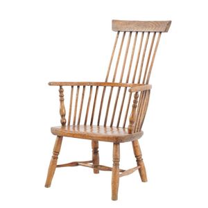 An elm and beech Windsor chair, second quarter 19th century,&hellip;