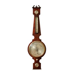 A Scottish late Georgian mahogany-cased barometer, circa 1820,…