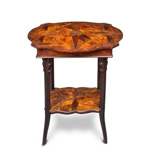 A William Norrie New Zealand specimen wood work table, late…