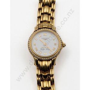 Vintage longines women's hot sale gold watch