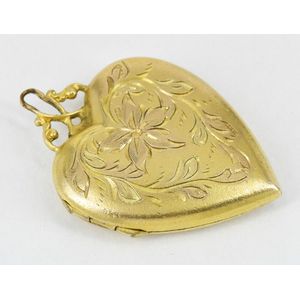 Engraved Heart Locket Pendant with Initials - Pendants/Lockets - Jewellery