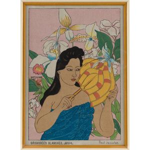 Paul Jacoulet (1896-1960), I.) Orchidees Blanches. Jaiuit, II.)…
