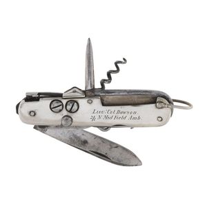 Butler & Co. Sheffield World War I period Horseman's pocket…