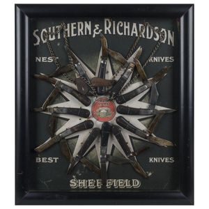 Southern and Richardson 'Nest Knives' point of sale advertising…