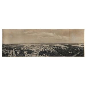 Melvin Vaniman panoramic view of Sydney Harbour signed in the…