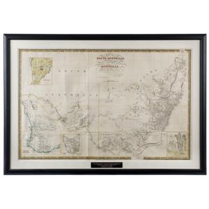 James Wyld, map of South Australia, New South Wales, van…