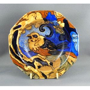 Art Deco Bursley Ware Frederick Rhead bowl Amstel pattern, 15.5…