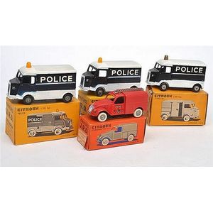Four J.R.D. (France) miniatures models, including Ref 109…