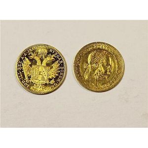 13 Austrian 1 Ducat gold coins; 1915, uncirculated.986gold. Wt.…