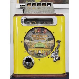 Thomas & Wales Penny slot machine. 'The Greyhound Stadium.'…