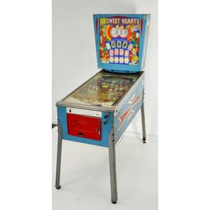 Gottlieb 'Sweet Hearts' pinball machine. Based on suit of…