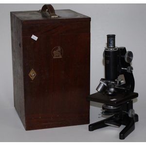 Vintage Watson & Sons service II microscope in original box