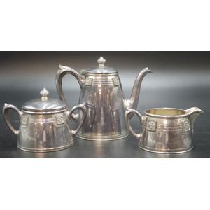 American silver plated miniature Art Deco teaset by Wallace…