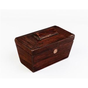 Three English tea caddies, 19th century comprising two box form…