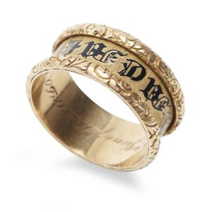 Georgian and Victorian mourning jewellery - rings - price guide and values