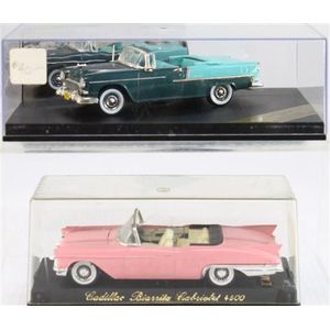 A Vitesse 1955 Chevrolet Bel air Convertible plus a Cadillac…