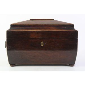 Fine timber tea caddy with Oriental Flourishes made with…