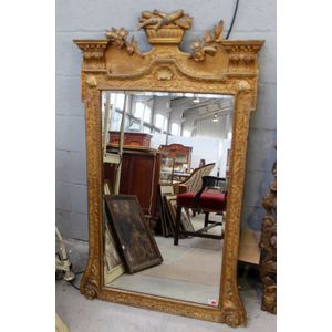 19th century gilt carved wall mirror decorated with fish in… - Mirrors ...