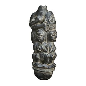 Bali, handle, buffalo horn modelled in the form of a female…