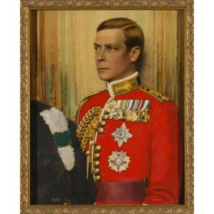 A framed original hand touched photograph of Edward VIII by…