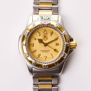 Vintage Tag Heuer Professional wristwatch - price guide and