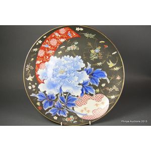 Koransha Japanese Blue White Imari Dish on sale Showa Period c 1926+