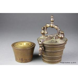 Sets of antique and vintage weights (for balance scales) - price guide ...