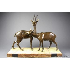 Rochard, R (working 1930s), the Art Deco spelter sculpture of…