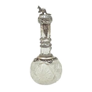 A sterling silver overlaid perfume bottle G.E.Walton & Co.,&hellip;