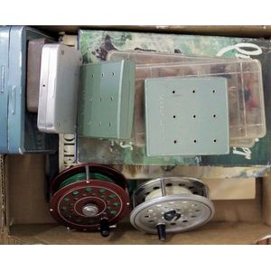Vintage fishing fly boxes, cases and framed flies - price guide and values
