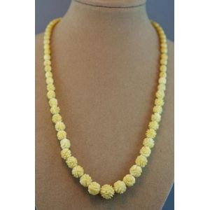 ivory necklace - price guide and values