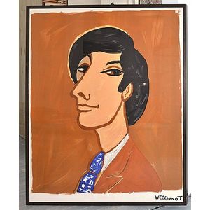 Vintage poster by Bernard Villemot, from Portrait Series for…