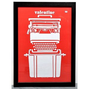 Valentine poster by Ettore Sottsass, Italy for Olivetti Lettera…